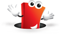 red book guy popping up out of the ground